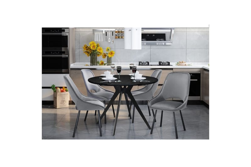 Eliza Spisestol - Grå - Møbler - Stoler & lenestoler - Spisestuestoler & kjøkkenstoler