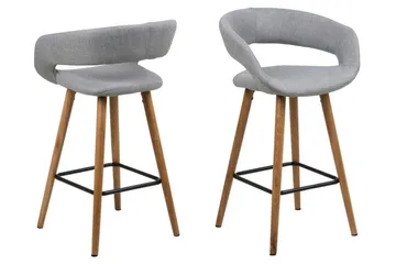 Elsita Barkrakk 89 cm - Grå - Møbler - Stoler & lenestoler - Barstoler