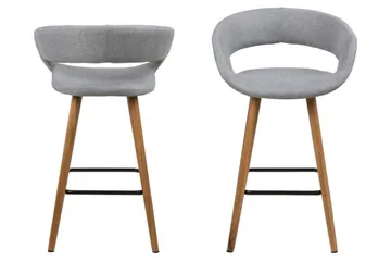 Elsita Barkrakk 89 cm - Grå - Møbler - Stoler & lenestoler - Barstoler