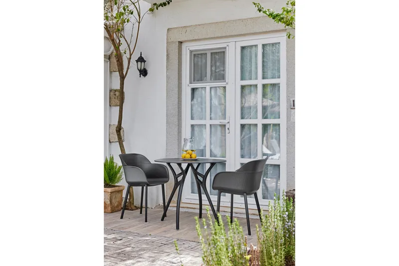 Elyon Lenestol - Antrasitt - Møbler - Stoler & lenestoler - Spisestuestoler & kjøkkenstoler