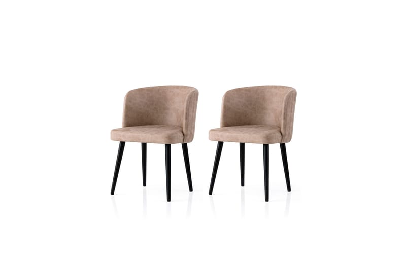 Errol Spisestol - Svart/Beige - Møbler - Stoler & lenestoler - Spisestuestoler & kjøkkenstoler