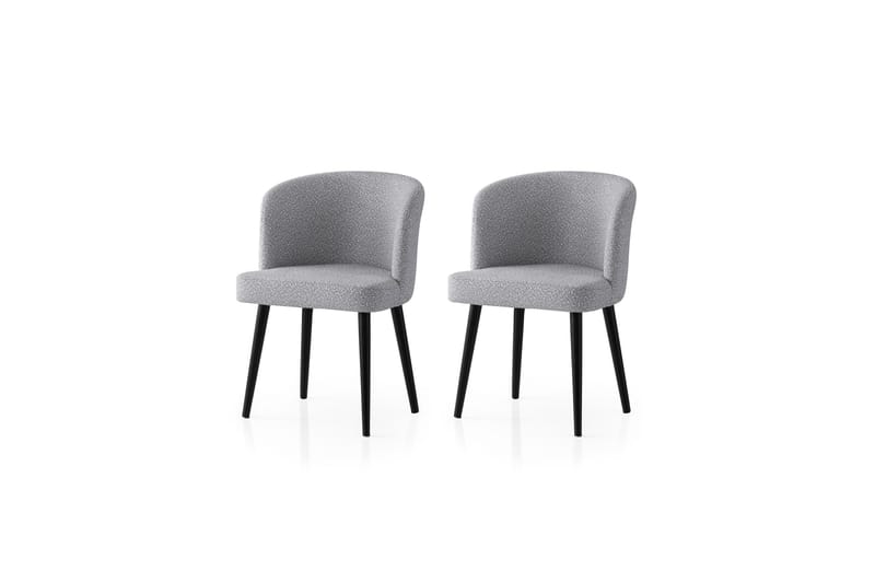 Errol Spisestol - Svart/Lys grå - Møbler - Stoler & lenestoler - Spisestuestoler & kjøkkenstoler