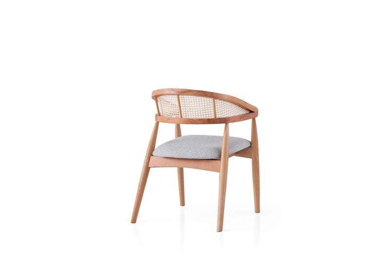 Esau Lenestol - Eik/Blå - Møbler - Stoler & lenestoler - Spisestuestoler & kjøkkenstoler