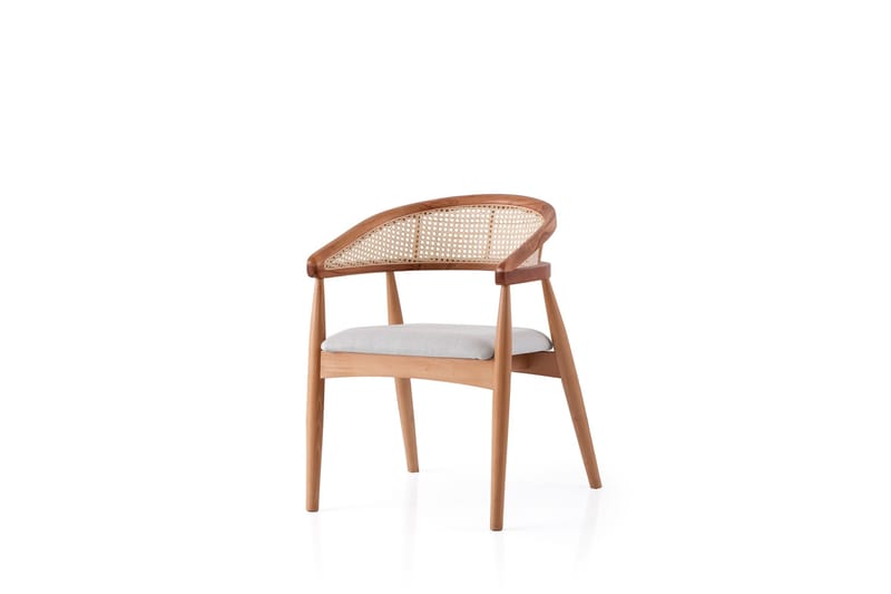 Esau Lenestol - Eik/Krem - Møbler - Stoler & lenestoler - Spisestuestoler & kjøkkenstoler