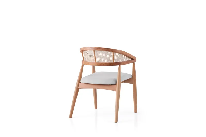 Esau Lenestol - Eik/Krem - Møbler - Stoler & lenestoler - Spisestuestoler & kjøkkenstoler