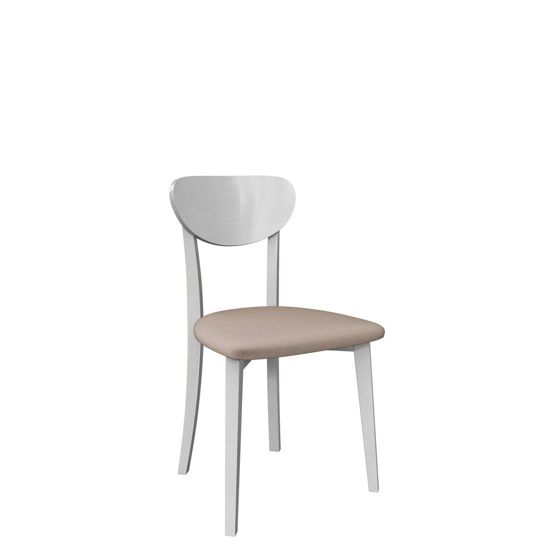 Esher spisestol - hvit, beige