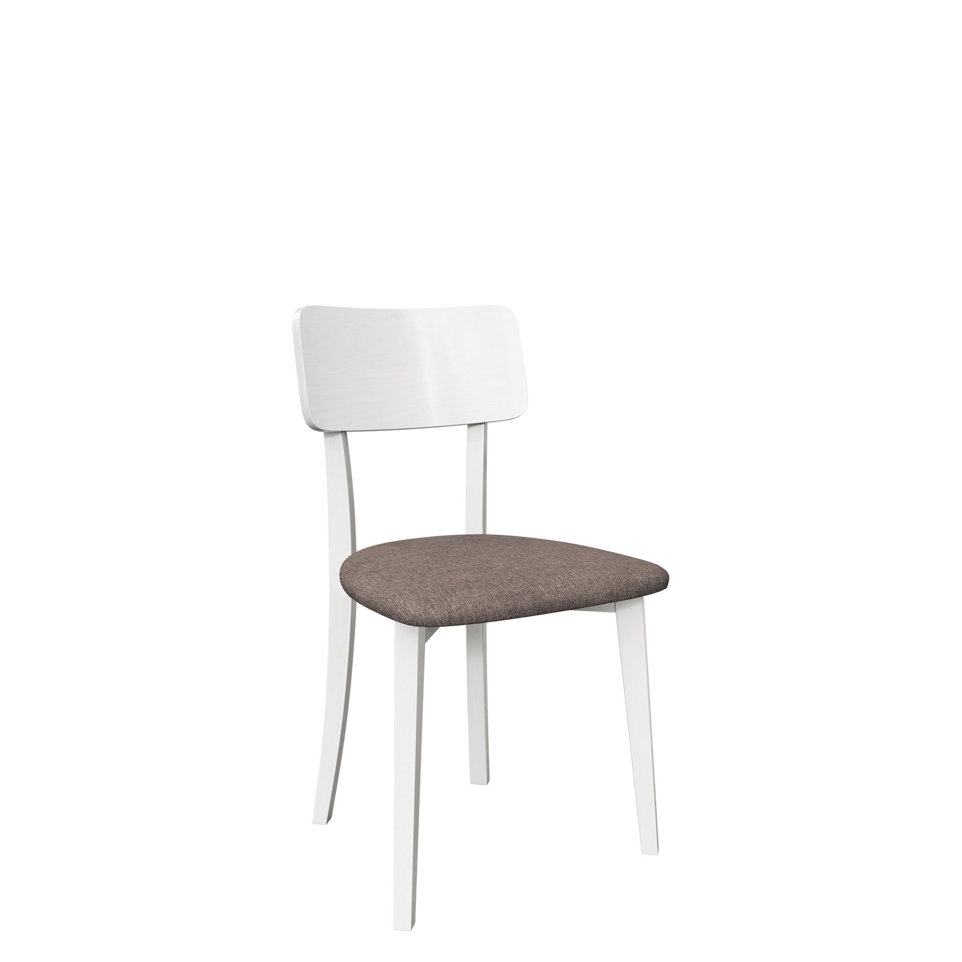 Esher spisestol - hvit, brun