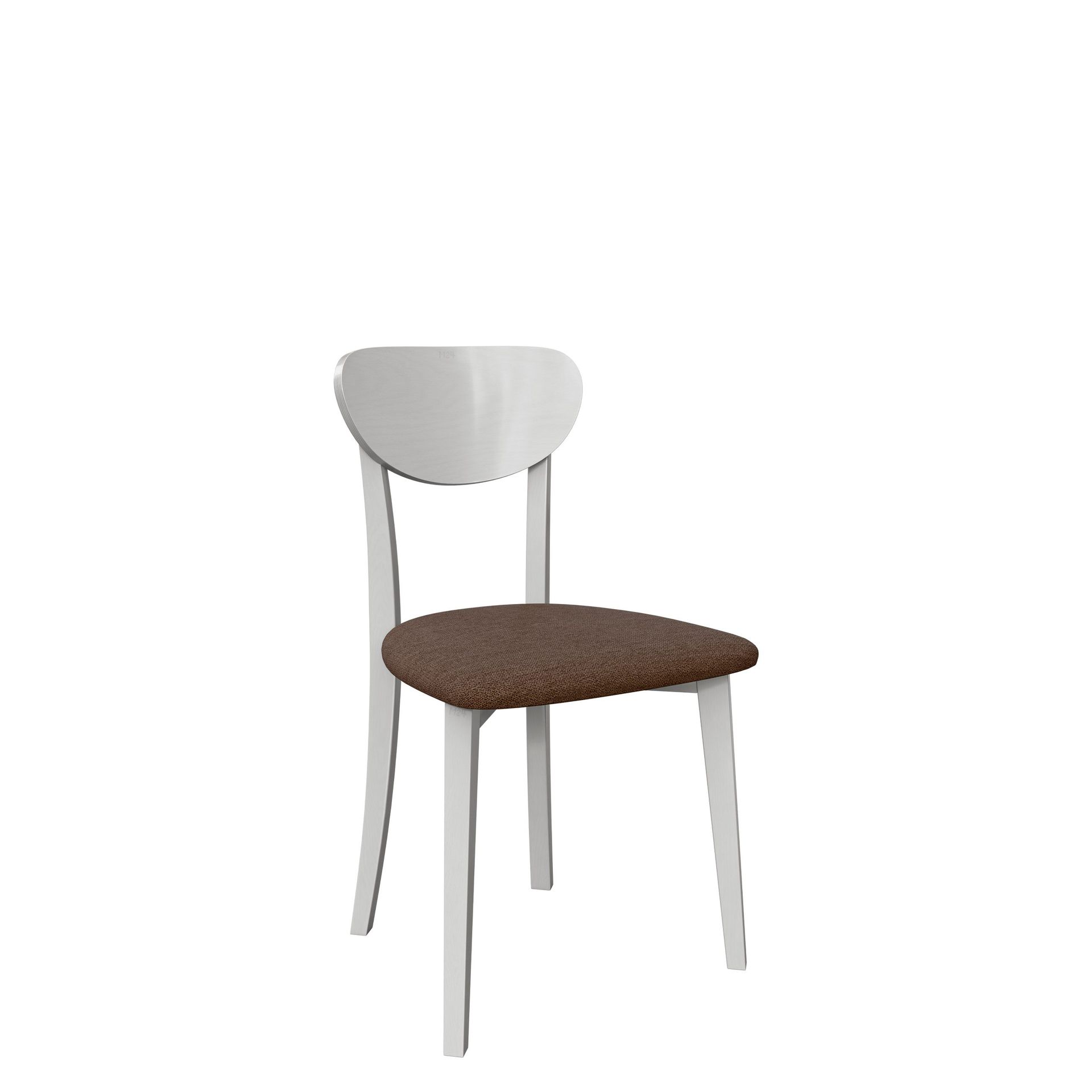 Esher spisestol - hvit, brun