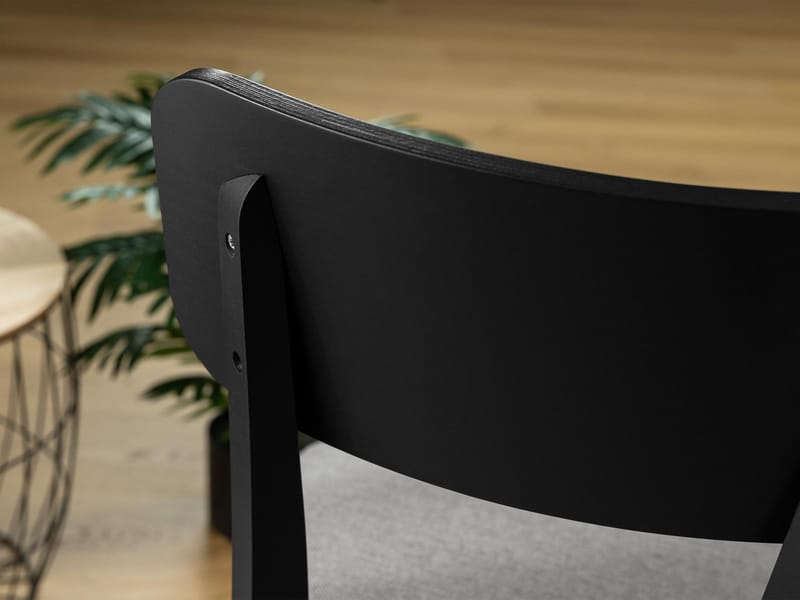 Esher spisestol - hvit, brun - Møbler - Stoler & lenestoler - Spisestuestoler & kjøkkenstoler