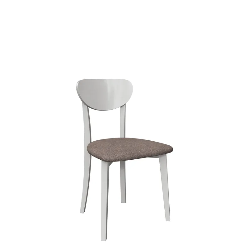 Esher spisestol - hvit, brun - Møbler - Stoler & lenestoler - Spisestuestoler & kjøkkenstoler