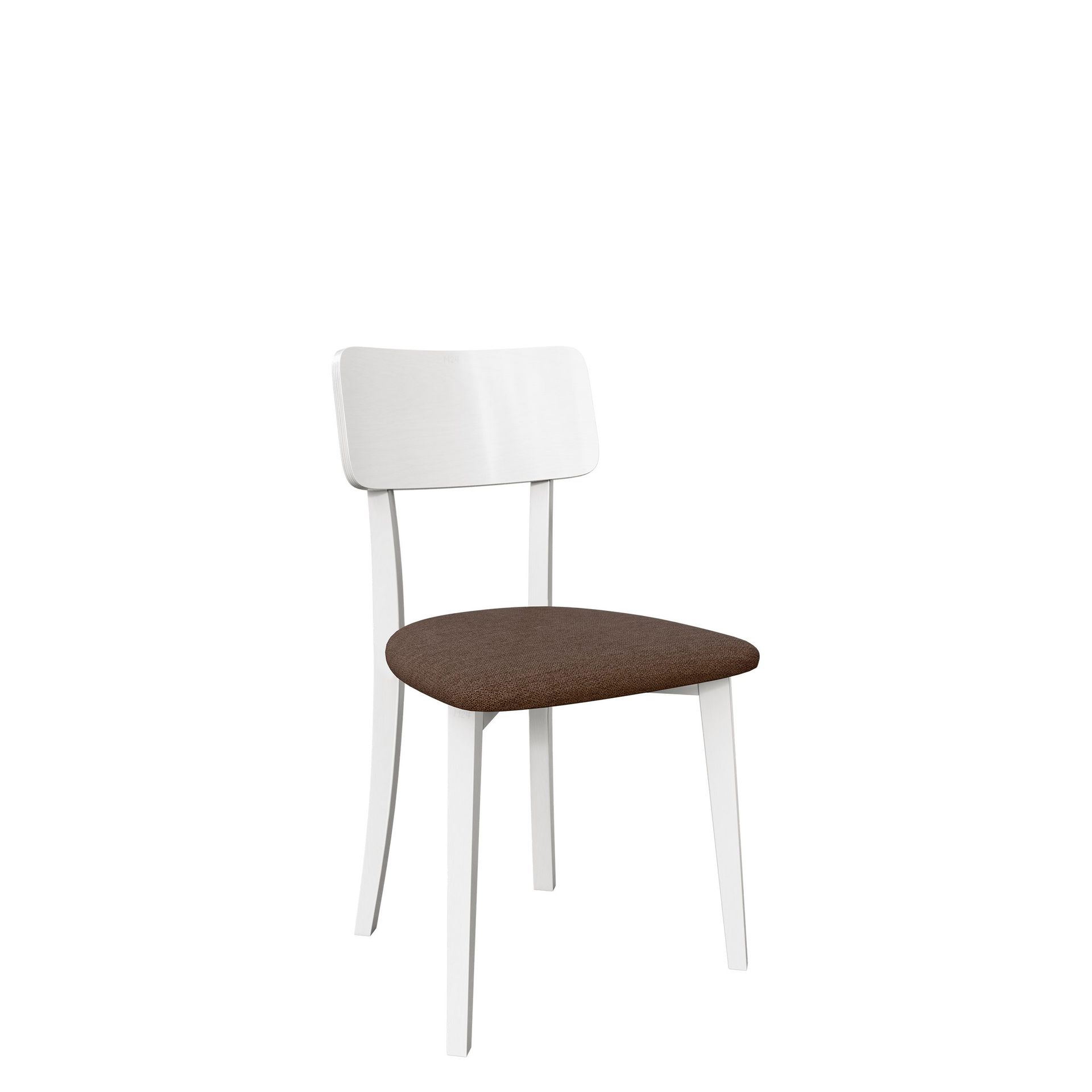 Esher spisestol - hvit, brun