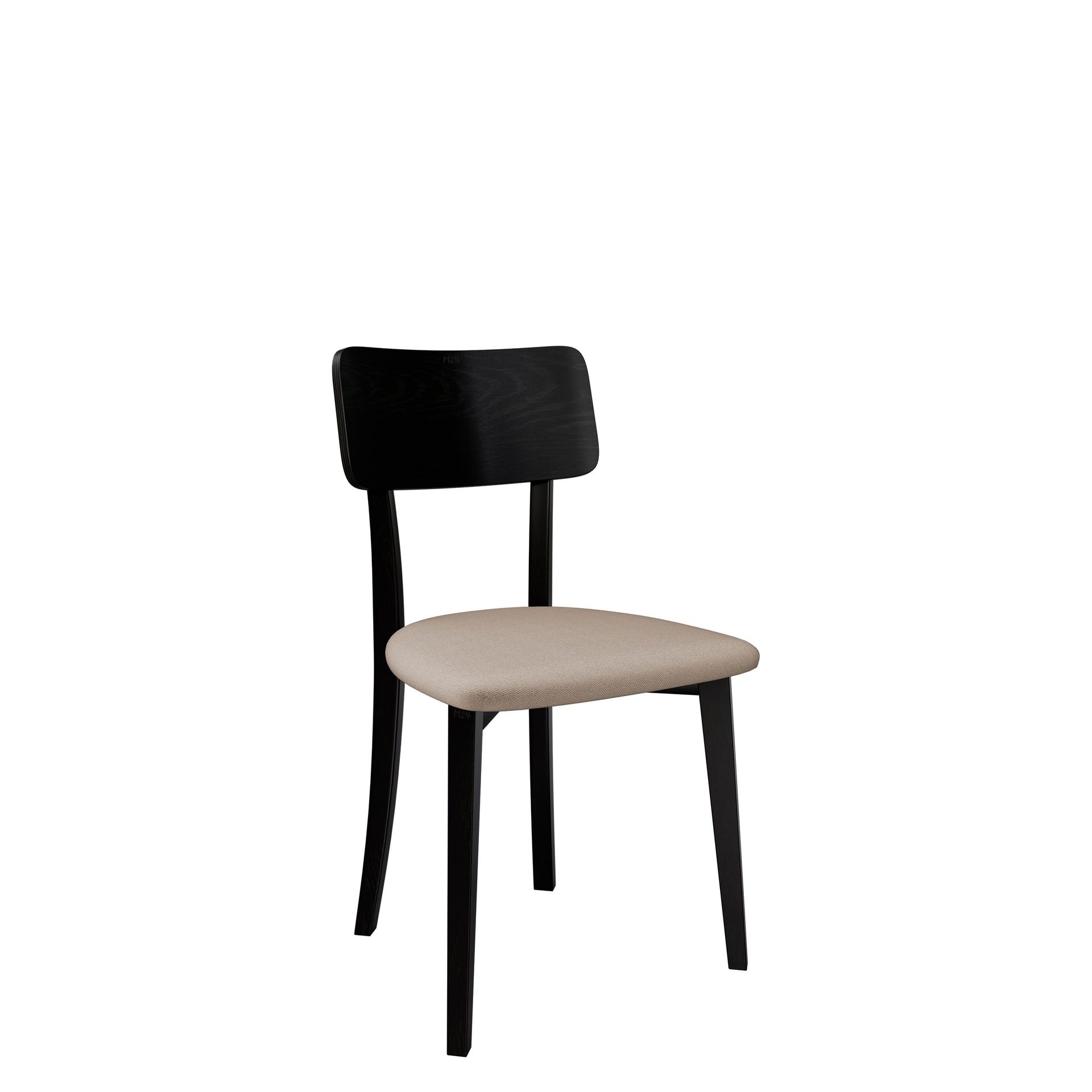 Esher spisestol - svart/beige
