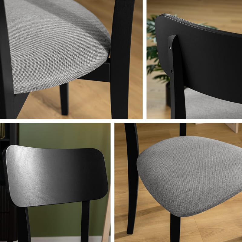 Esher spisestol - svart/grå - Møbler - Stoler & lenestoler - Spisestuestoler & kjøkkenstoler