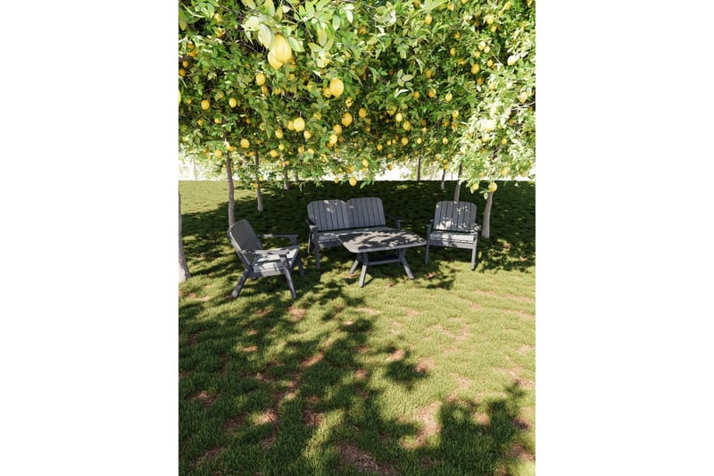 Ewell Lenestol - Antrasitt/Grafittgrå - Møbler - Stoler & lenestoler - Spisestuestoler & kjøkkenstoler