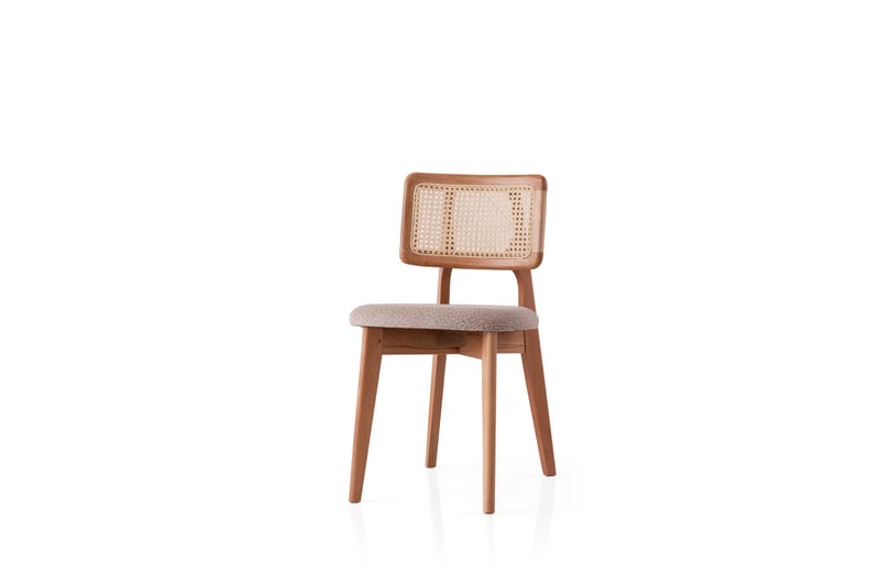 Eyla Spisestol - Eik/Beige - Møbler - Stoler & lenestoler - Spisestuestoler & kjøkkenstoler