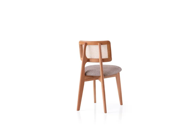 Eyla Spisestol - Eik/Beige - Møbler - Stoler & lenestoler - Spisestuestoler & kjøkkenstoler