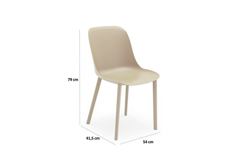 Eytan Spisestol - Beige - Møbler - Stoler & lenestoler - Spisestuestoler & kjøkkenstoler
