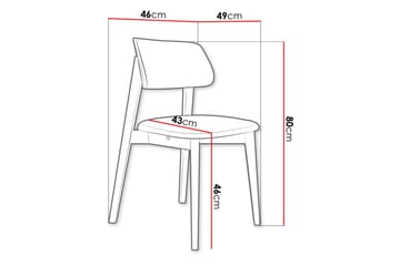 Ferrara Spisestol - Brun/Beige - Møbler - Stoler & lenestoler - Spisestuestoler & kjøkkenstoler
