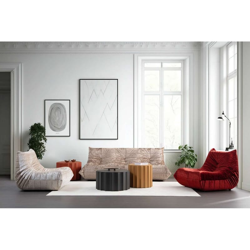 Feylorin Loungestol - Kremhvit - Møbler - Stoler & lenestoler - Lenestoler