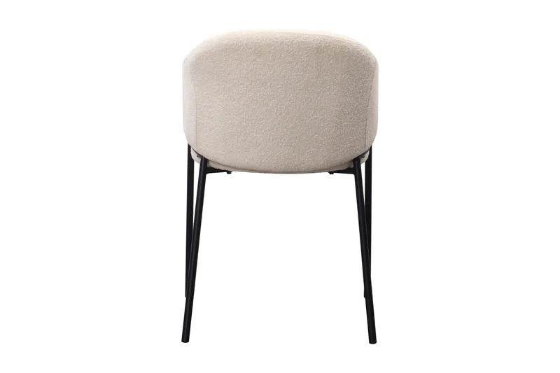 Filip Spisestol - Hvit Bouclé - Møbler - Stoler & lenestoler - Spisestuestoler & kjøkkenstoler