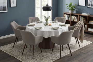 Filippa spisestol - Grå - Møbler - Stoler & lenestoler - Spisestuestoler & kjøkkenstoler