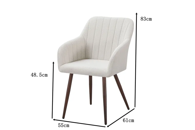 Filippa spisestol - Hvit - Møbler - Stoler & lenestoler - Spisestuestoler & kjøkkenstoler