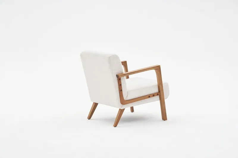 Finegard Lenestol - Krem - Møbler - Stoler & lenestoler - Lenestoler