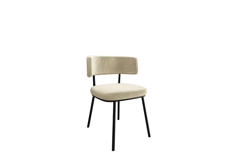 Flanagan Spisestol - Beige/Svart - Møbler - Stoler & lenestoler - Spisestuestoler & kjøkkenstoler