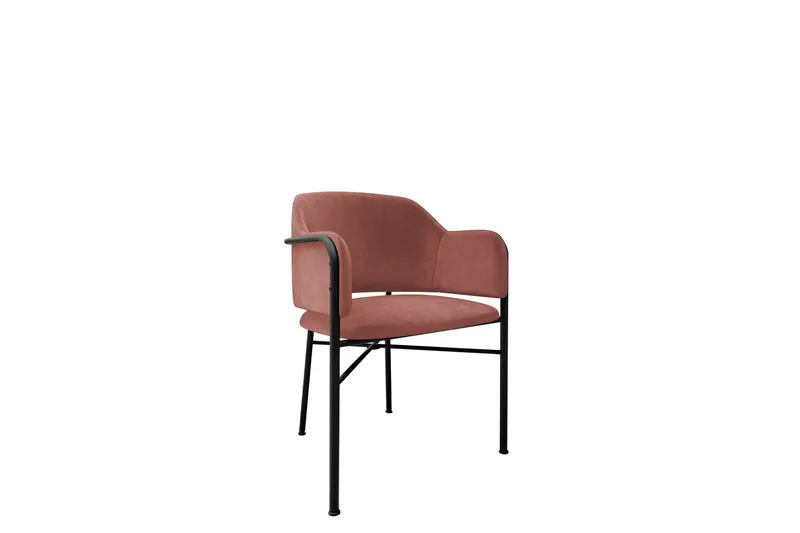 Floden Armlenestol, Rosa/Svart