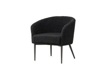Fluffy Lenestol - Svart - Møbler - Stoler & lenestoler - Lenestoler