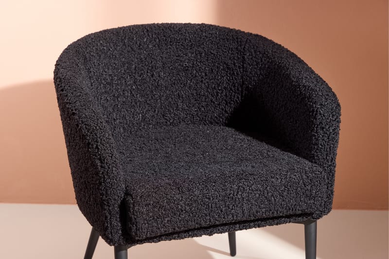 Fluffy Lenestol - Svart - Møbler - Stoler & lenestoler - Lenestoler