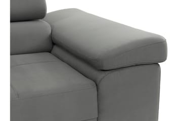 Gabina Moderne Lenestol i Stoff med Metallben - Beige - Møbler - Stoler & lenestoler - Lenestoler