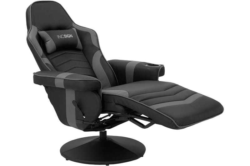 Inkagiel Gaminglenestol - Svart/Grå - Møbler - Stoler & lenestoler - Gaming stol