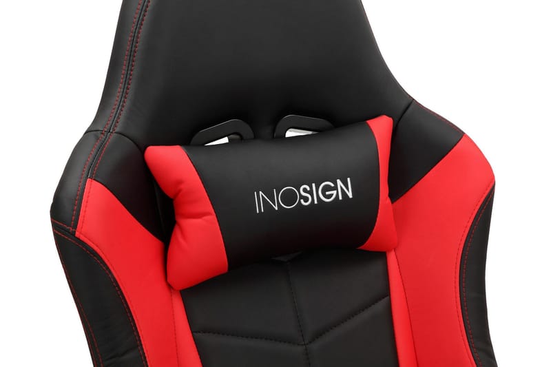 Manhel Gaminglenestol - Svart/Rød - Møbler - Stoler & lenestoler - Gaming stol