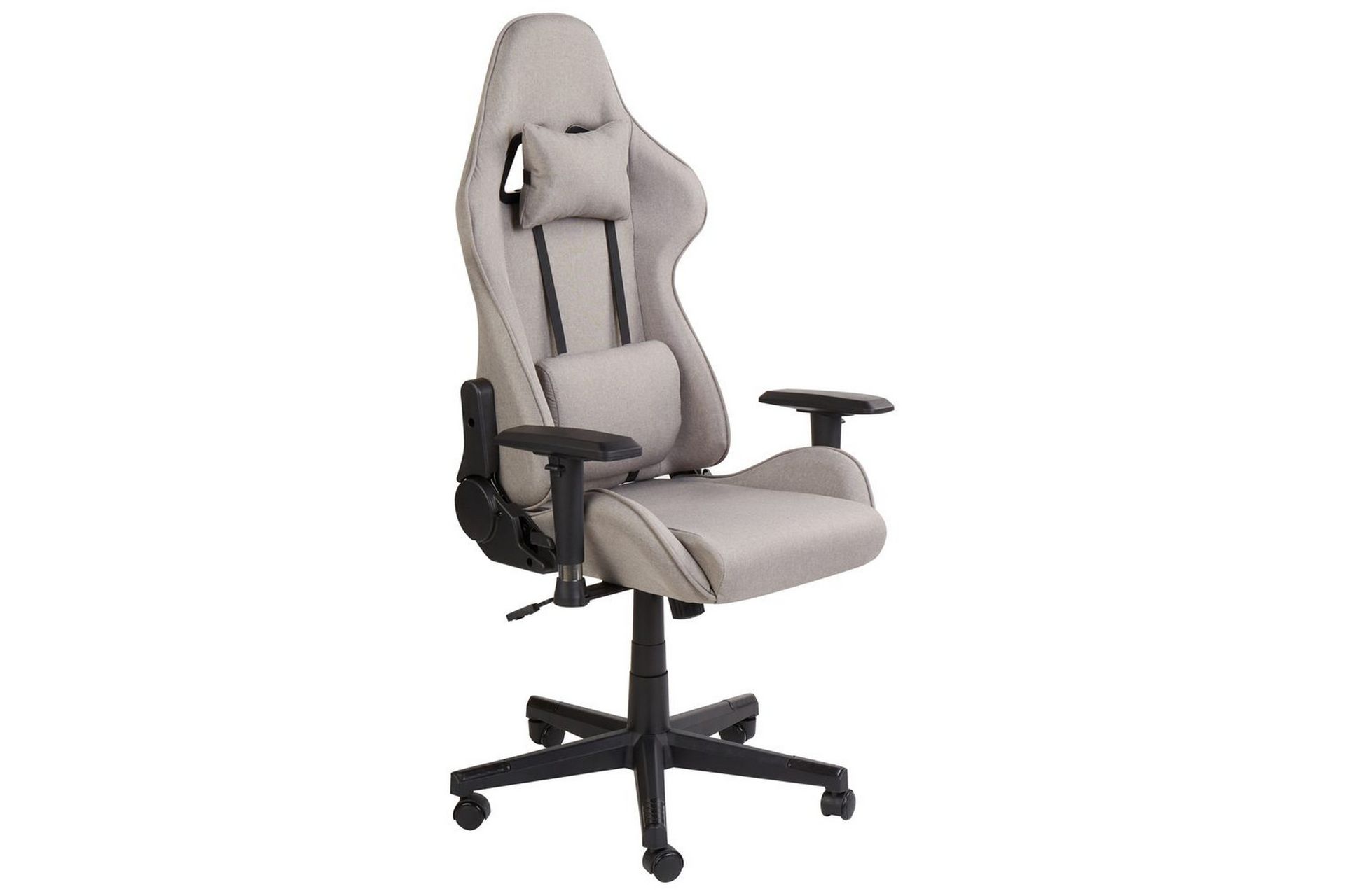 Gamingstol Warrior Beige/svart - Beige/svart - Møbler - Stoler & lenestoler - Kontorstol & skrivebordsstol