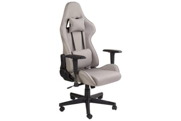 Gamingstol Warrior Beige/svart - Beige/svart - Møbler - Stoler & lenestoler - Kontorstol & skrivebordsstol
