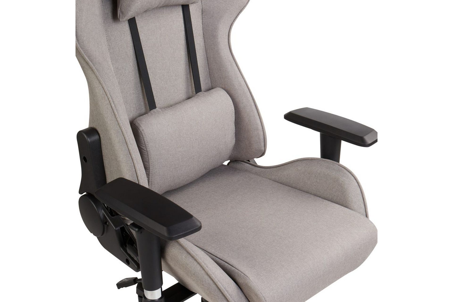 Gamingstol Warrior Beige/svart - Beige/svart - Møbler - Stoler & lenestoler - Kontorstol & skrivebordsstol