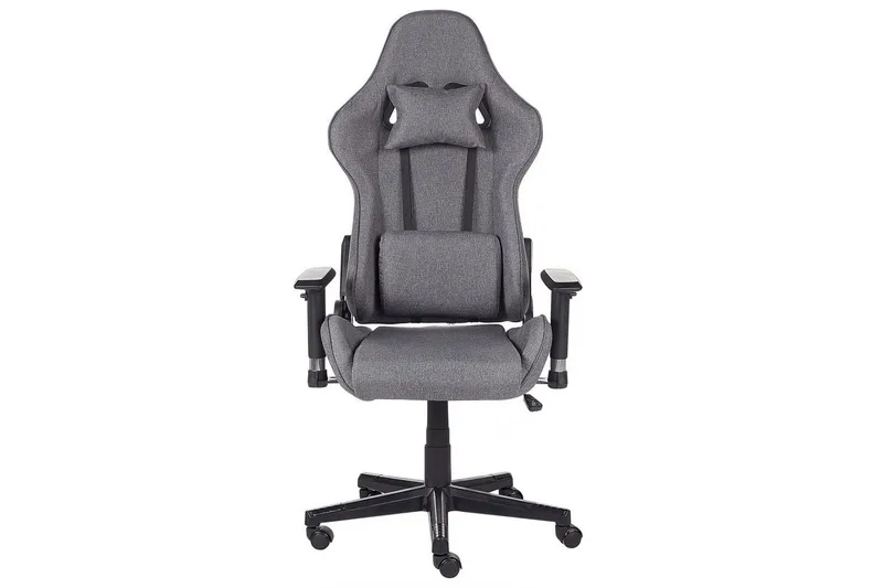 Gamingstol Warrior Grå/svart - Grå/svart - Møbler - Stoler & lenestoler - Kontorstol & skrivebordsstol