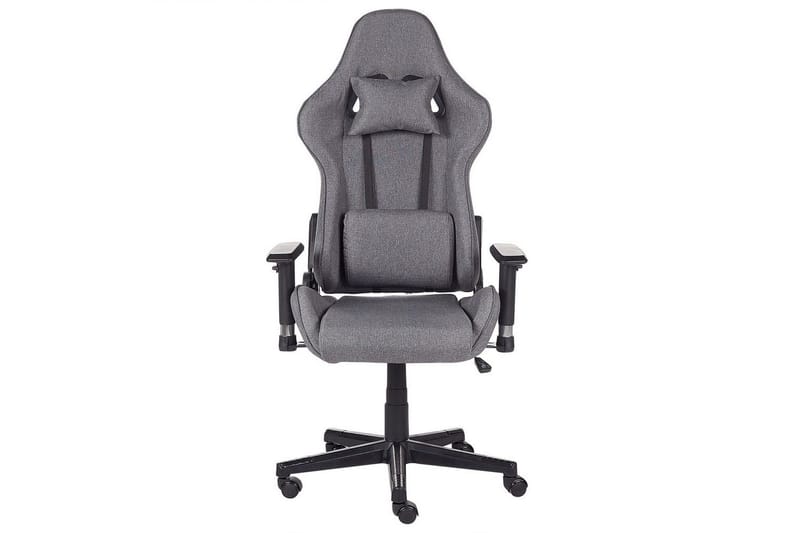 Gamingstol Warrior Grå/svart - Grå/svart - Møbler - Stoler & lenestoler - Kontorstol & skrivebordsstol