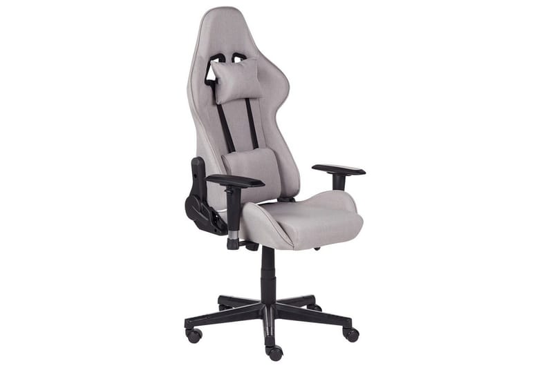 Gamingstol Warrior Lysgråsvart - Lysgråsvart - Møbler - Stoler & lenestoler - Kontorstol & skrivebordsstol