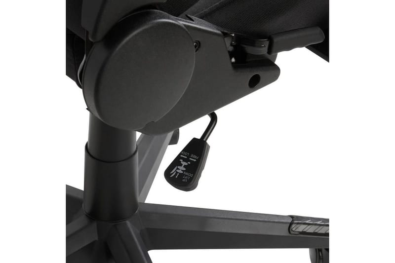 Gamingstol Warrior Svart - Svart - Møbler - Stoler & lenestoler - Kontorstol & skrivebordsstol