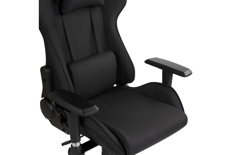 Gamingstol Warrior Svart - Svart - Møbler - Stoler & lenestoler - Kontorstol & skrivebordsstol