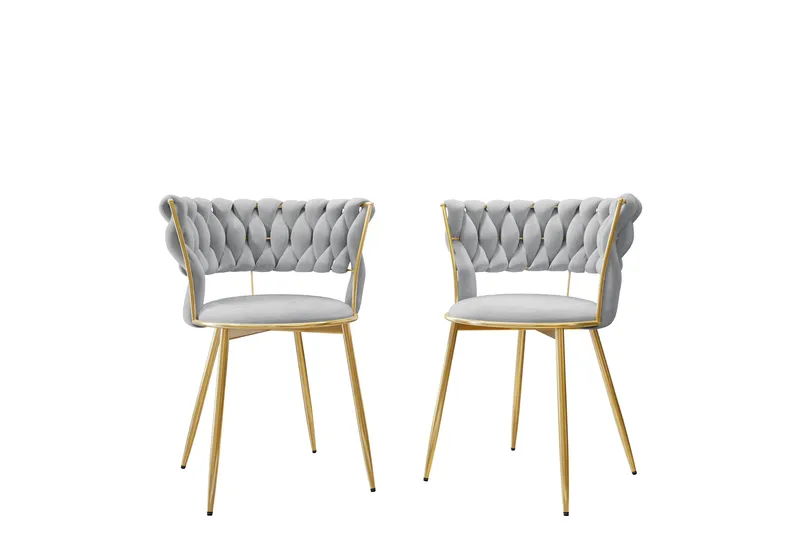 Garrick Armstol - Grå - Møbler - Stoler & lenestoler - Spisestuestoler & kjøkkenstoler