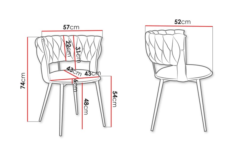 Garrick Armstol - Grå - Møbler - Stoler & lenestoler - Spisestuestoler & kjøkkenstoler