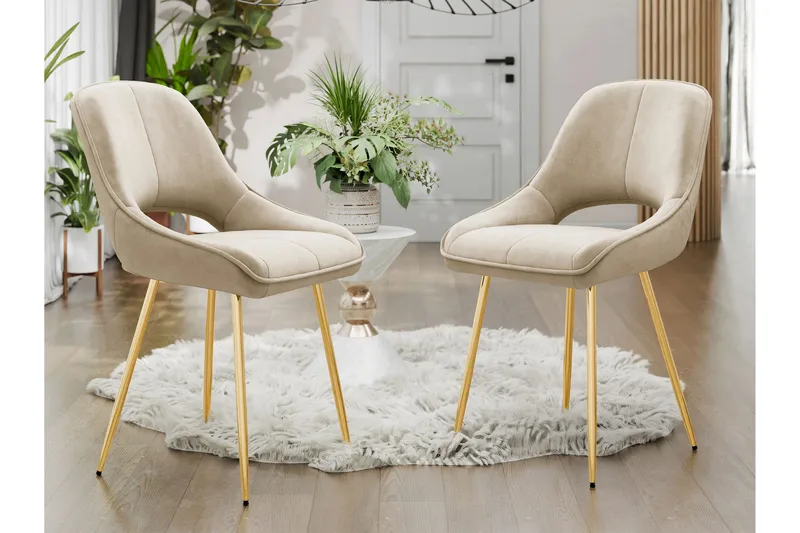 Garrick Spisestol - Beige - Møbler - Stoler & lenestoler - Spisestuestoler & kjøkkenstoler