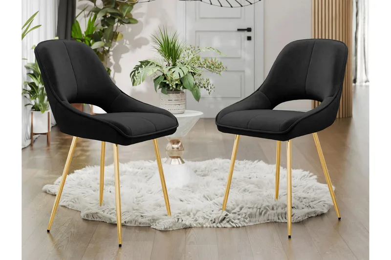 Garrick Spisestol - Svart - Møbler - Stoler & lenestoler - Spisestuestoler & kjøkkenstoler