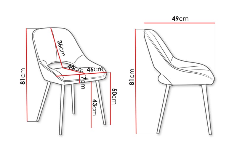 Garrick Spisestol - Svart - Møbler - Stoler & lenestoler - Spisestuestoler & kjøkkenstoler