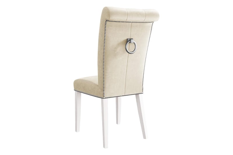 Garvin Spisestol - Beige/Hvit - Møbler - Stoler & lenestoler - Spisestuestoler & kjøkkenstoler