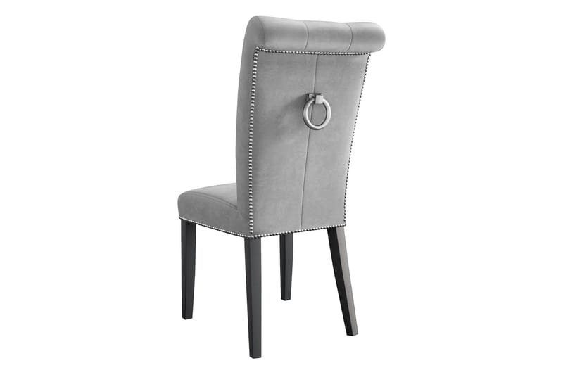 Garvin Spisestol - Lys grå/Svart - Møbler - Stoler & lenestoler - Spisestuestoler & kjøkkenstoler