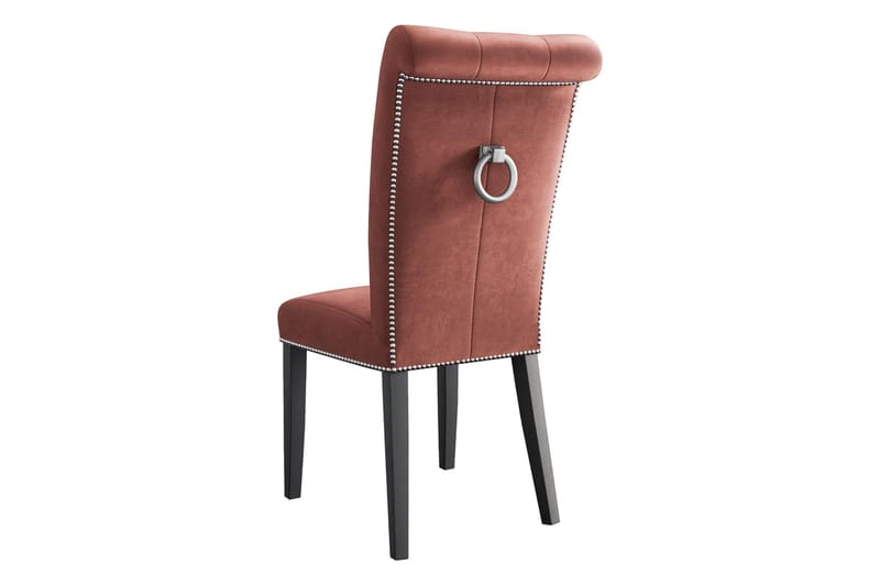 Garvin Spisestol - Rosa/Svart - Møbler - Stoler & lenestoler - Spisestuestoler & kjøkkenstoler